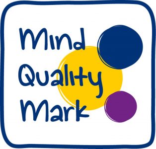 Mind quality mark logo
