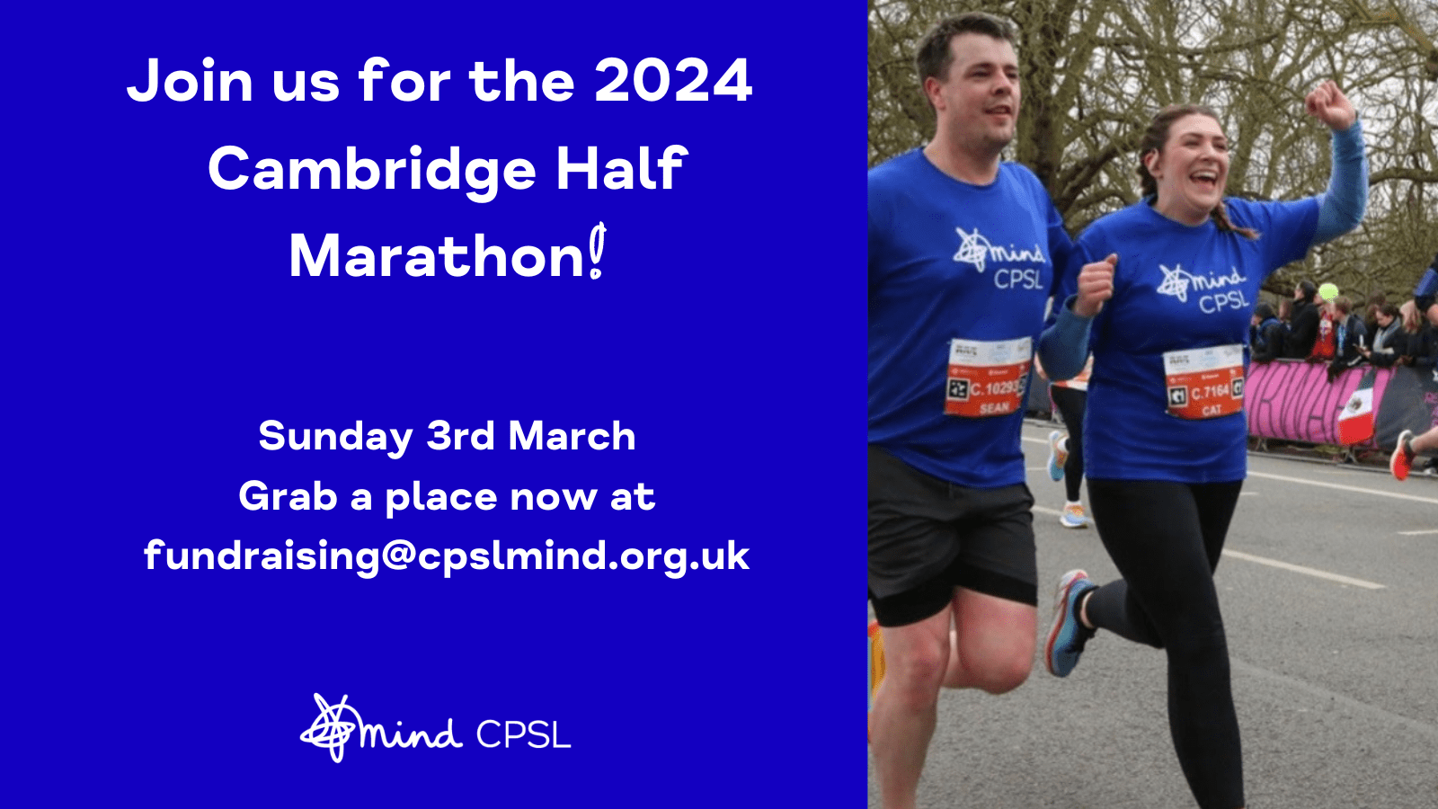 Cambridge Half Marathon 2024 flyer