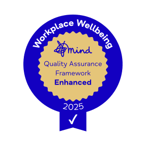 Rosette badge Workplace wellbeing quality assurance framework