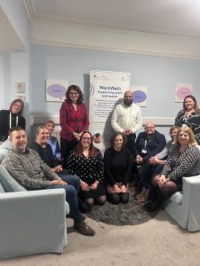 group of people sitting in the office 