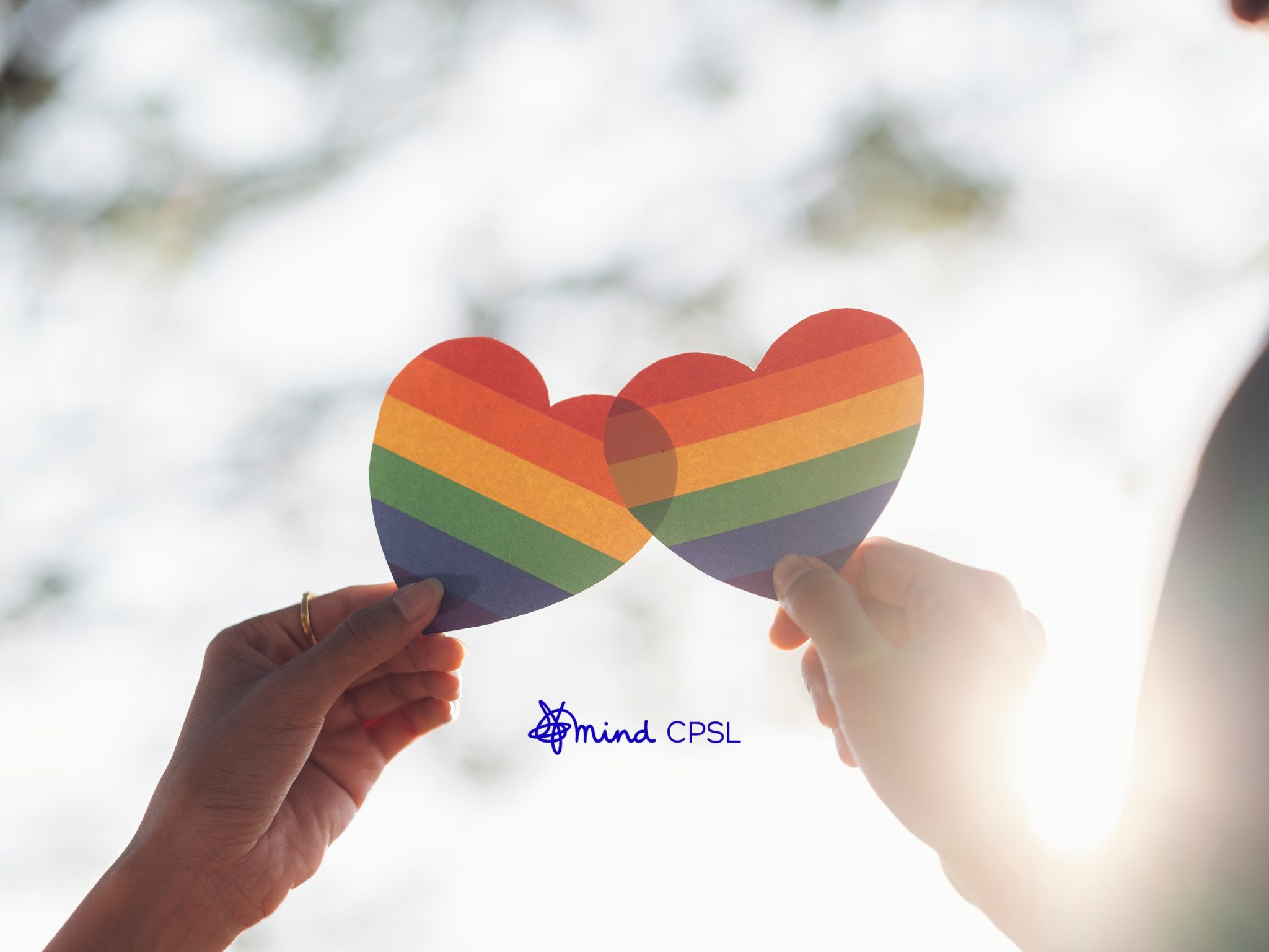 Pride Month and Beyond: Supporting LGBTQIA+ Mental Health 1 two rainbow hearts